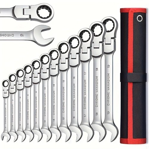 Ratchet spanners 12pc - ratchet,