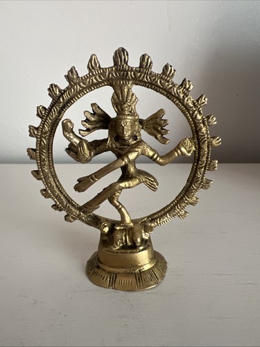 Brass statue shiva - shiva, nataraja
