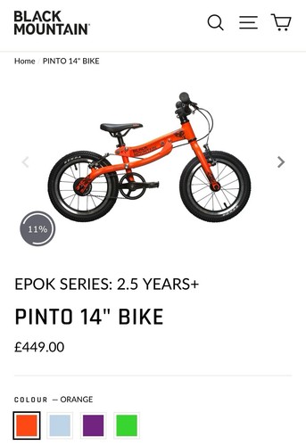 Black mountain pinto bike - pinto,