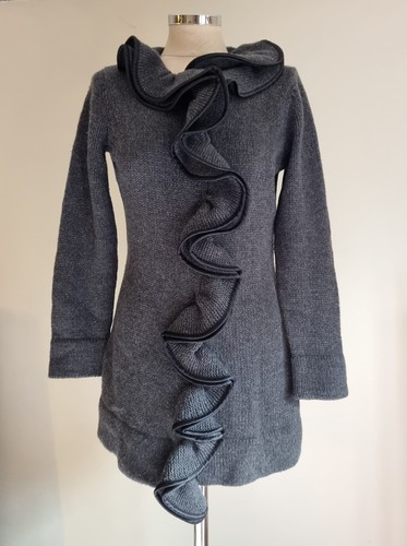 Wool blend dark - , grey