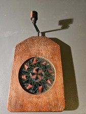 ANTIQUE VICTORIAN WOOD GLASS