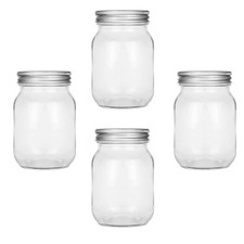  4 Pcs Preserving Jars with