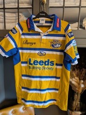 Leeds Rhinos Superleague Rugby Away Shirt Medium