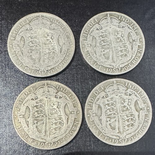 George silver half crown - silver, half-crown