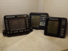 3 x EAGLE echo-sounders/fishfinder. MAGNA 3+3D, ULTRA 2  & FISH ID 128. FPONW.