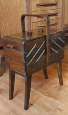 Large 3 Tier Art Deco Oak