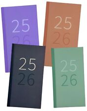 2025-2026 Academic Diary Slim Week to View Mid Year Foil Pastel Student Diary UK