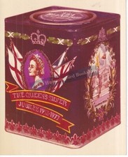 Jacksons Tea Silver Jubilee Tin 1977 Original Press Photograph 11x14cm