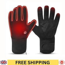 Rechargable Heated Gloves Size Small Touch Screen 2200 mAh Battery Skiing Hiking