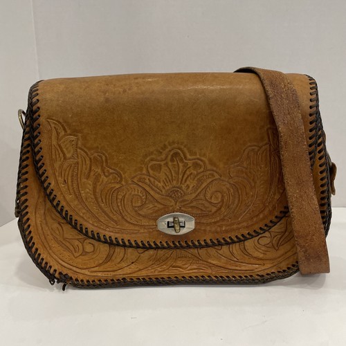 Vintage tooled leather - vintage,