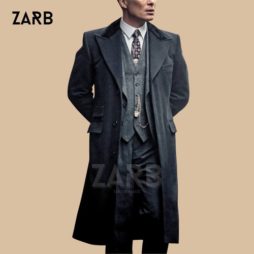 Men grey tweed piece - grey, 3