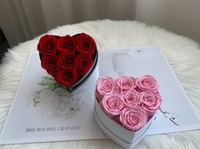 7 Forever Real Rose Heart Box