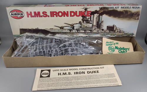 Vintage airfix hms iron duke - vintage,