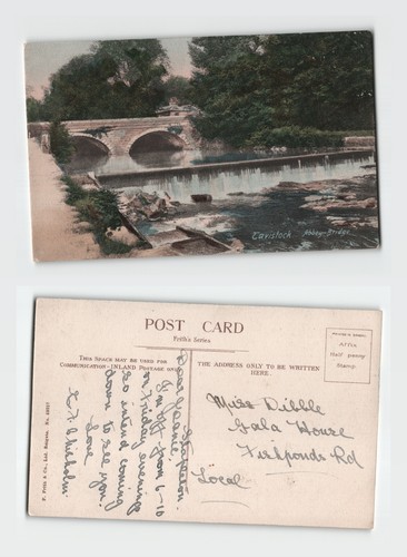 Postcard tavistock abbey - -,