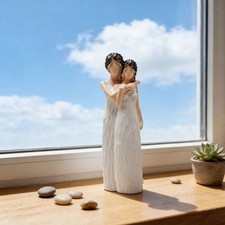 Mother Daughter Figurine