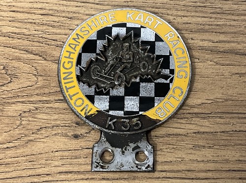 Vintage car badge - badge,