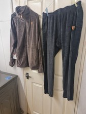Men's NIKE velour tracksuit set. Top M (worn once )and Joggers L (new with tags)