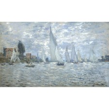 Regatta at Argenteuil, 1874 - C Monet Print