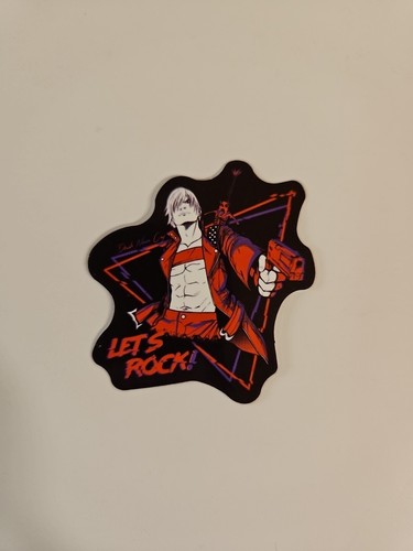 Let rock laptop sticker - let's,