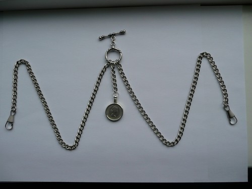 Unusual double albert silver - unusual,