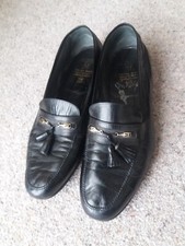 Black Italian leather shoes
