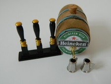(A4.14) 1/12th scale DOLLS HOUSE HANDMADE BEER ACCESSORY SET