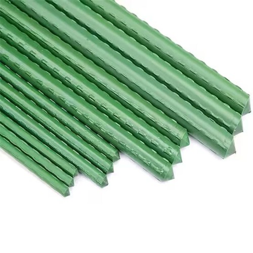 Green garden plant stakes - green,