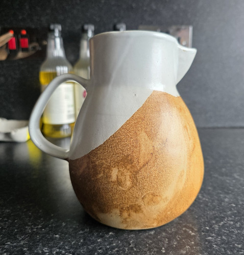 Elzora stoneware jug - stoneware,