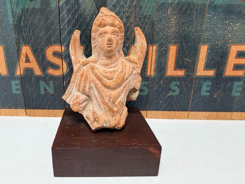 Terracotta winged goddess - terracotta,