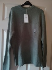 Green Wool Mens Jumper Marks