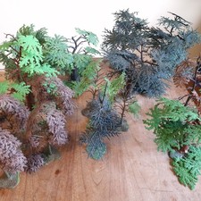 BRITAINS farm - Model trees - Oak birch beech fir - 1:32 1/32 tree floral garden