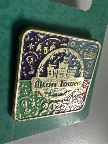 Alton towers 2025 golden logo - golden,