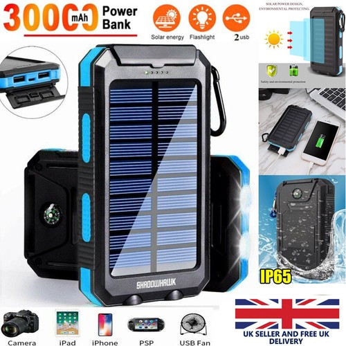 Portable solar power 30000mah - portable,