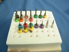 21 Assorted micro drills.