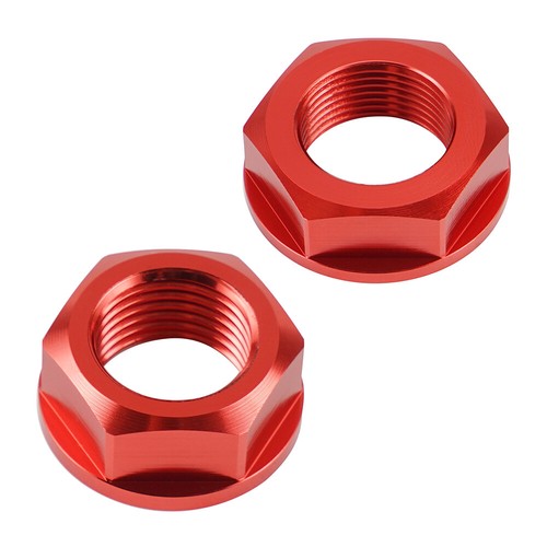 Front rear wheel axle nut - rear,