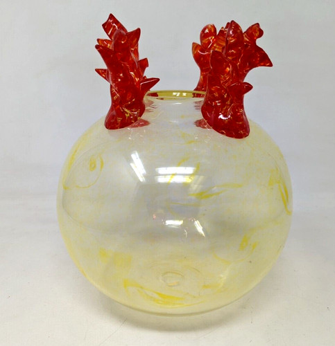Vtg antique unusual yellow - antique,