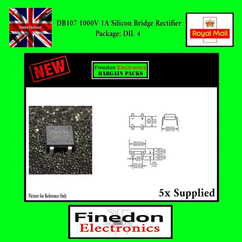 Pcs db107 silicon - pcs, bridge