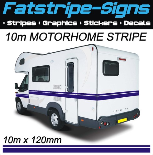 10m motorhome vinyl - 10m, stripes