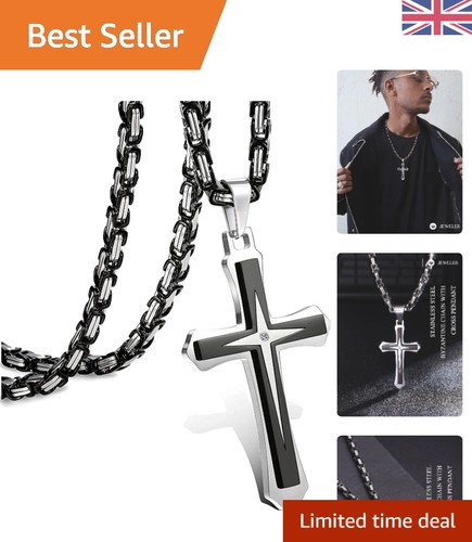 Elegant byzantine chain cross - elegant,
