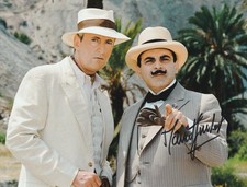 David Suchet Hand Signed 8x6