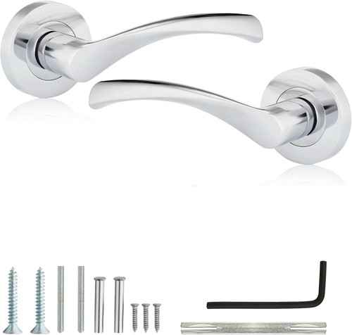 Warped lever rose - rose, door