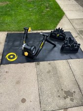 CycleOps Pro Series Power Trainer plus blocks and floor mat