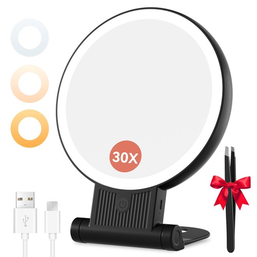 Auxmir 30x magnifying mirror - 30x,