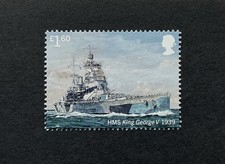 HMS King George V 1939 GB MNH