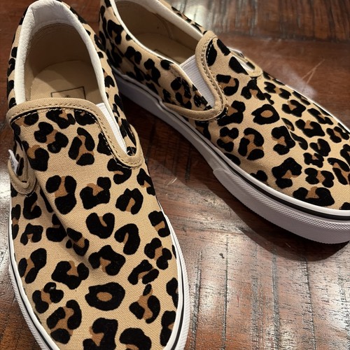 Vans slip leopard print - vans,