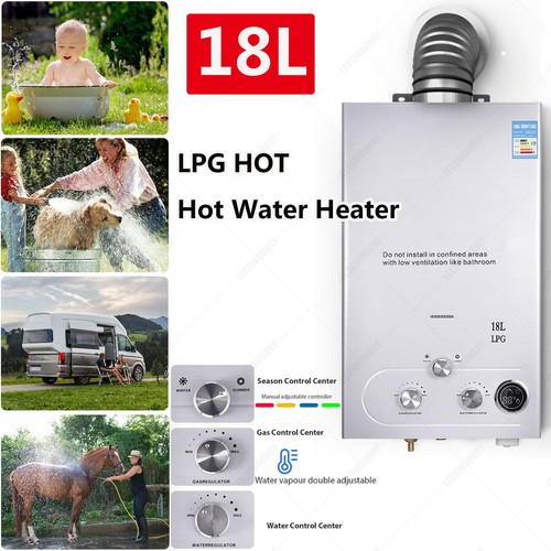 Tankless water heater - water,