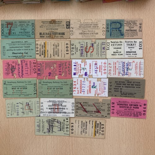Railway tickets 22 x - tickets.,