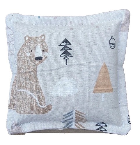 Bear balsam fir filled sachet - filled,