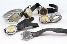 Mens Vintage Mechanical Watches MuDu Westclox SPARES/REPAIRS x 6