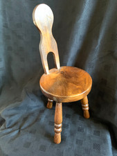 Antique Welsh Miniature Spinning Tripod Stool